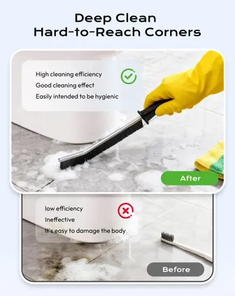 10pcs Joint Brush, Bathroom Cleaning Brush, Hard Bristle Corner Cleaning Brush, Perfect for Bathroom, Kitchen, Toilet, Sink and Floor