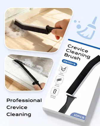 10pcs Joint Brush, Bathroom Cleaning Brush, Hard Bristle Corner Cleaning Brush, Perfect for Bathroom, Kitchen, Toilet, Sink and Floor